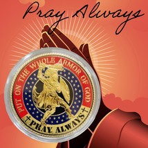 Armor of God Christian Challenge Coin: Ephesians Verse - $17.29