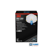 3M Cool Flow Sanding and Fiberglass Valved Respirator ( 10 Pack) - $56.61 CAD