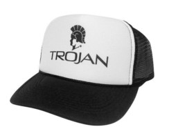 Trojan Man Trucker Hat Mesh Cap Snapback Hat Adjustable Vintage - £19.10 GBP