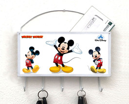 Mickey Mouse Mail Organizer, Mail Holder, Key Rack, Mail Basket, Mailbox - £26.33 GBP