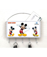 Mickey Mouse Mail Organizer, Mail Holder, Key Rack, Mail Basket, Mailbox - £26.06 GBP