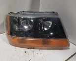Passenger Headlight Smoke Tint Dark Background Fits 99-02 GRAND CHEROKEE... - $67.32