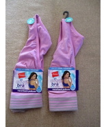 Lot of 2 NWT Women’s Cozy Bras by Hanes Size Small Pink/Gray Racerback - $15.95