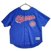 Vintage Chicago Cubs Sammy Sosa Jersey #21 True Fan Mens L 1999 Missing Button - £13.29 GBP