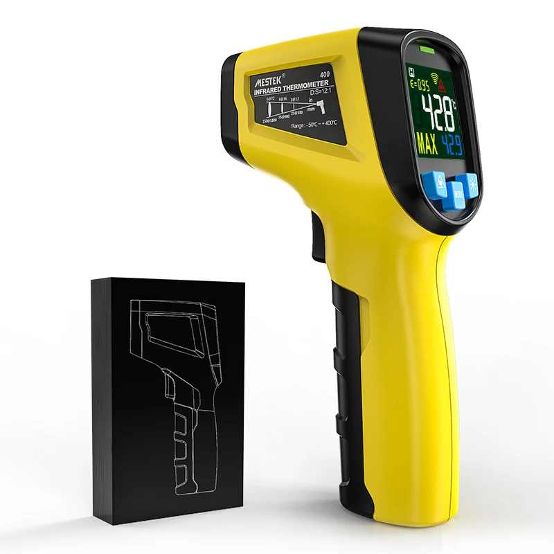 Mestek Handheld Digital Infrared Industrial Thermometer Laser Temperature Meter  - £206.43 GBP