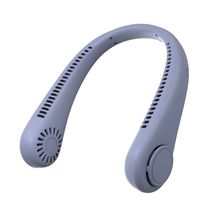 GEMS Portable Neck Fan Purple - Lightweight, Hands-Free Cooling - $242.21 MXN