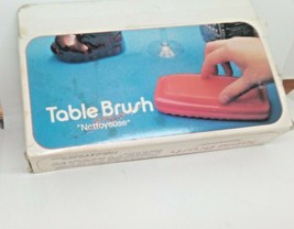 Vintage Nettoyeuse Table Brush Tidy Crumb Sweeper Made in Hong Kong NOS - £15.57 GBP
