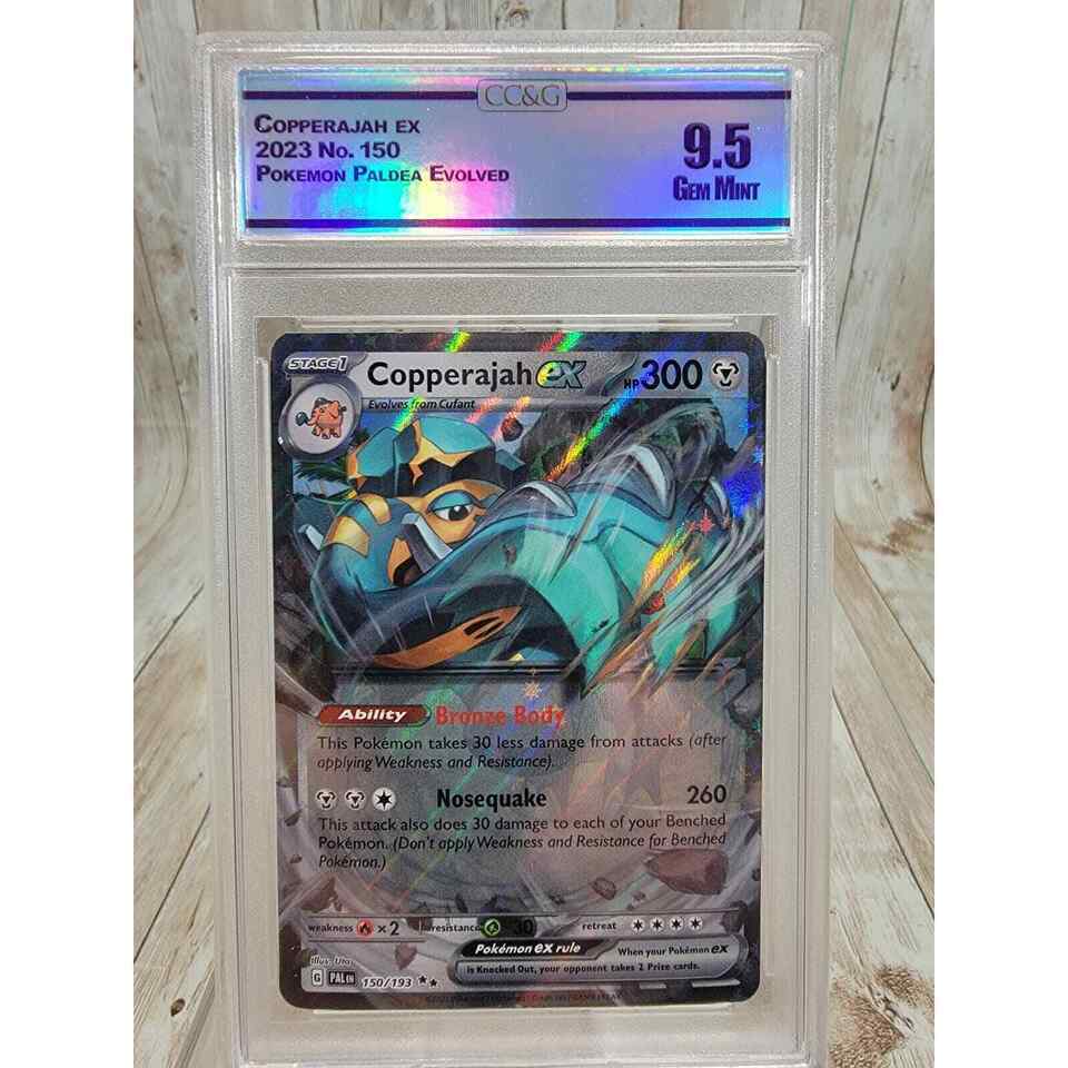 Pokémon Copperajah ex 150/193 Double Rare Paldea Evolved CG 9.5 GM - $18.50