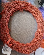 12 inch Grape Vine Wreath Form for Crafts, Door wreath halloween orange new - $4.95