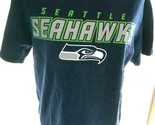 Vintage NFL Seattle Seahawks T-Shirt Medium  Graphics Cotton SKU 068-036 - £4.60 GBP