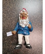 Rare Hubley Antique Cast Iron Garden Gnome Door Stop Yard Decoration 11&quot; - €213,94 EUR