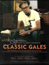 Eric Gales for the John Page Classic Ashburn Guitar ad 8 x 11 advertisement - £3.38 GBP