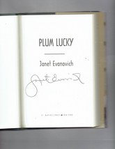 A Between the Numbers Novel: Plum Lucky 3 by Janet Evanovich Signed Auto... - $43.46