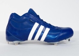 Adidas Excelsior Ex 4.0 3/4 Baseball Cleats Blue White Softball Shoes Men's NWT - $84.99