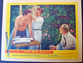 JACK  PALANCE (THE BIG KNIFE) ORIG,1955 MOVIE LOBBY CARD (FILM NOIR) - $174.23