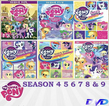 My Little Pony: Friendship Is Magic Season 4,5,6,7,8,9 DVD ~ All Region English - £75.58 GBP