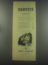 1954 Harveys of Bristol Sherries Ad - Harveys of Bristol - $18.49