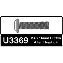Schumacher U3369 SPEED PACK - M4 Button Head Screws pk6 - $5.99