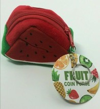Royal Deluxe Accessories Small Red Watermelon Fruit Coin Purse, Free Shi... - $7.05