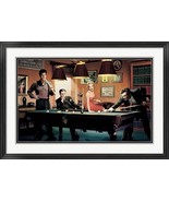 Legends Playing Pool Legal Action Framed Classic Poster Print by Chris C... - £517.14 GBP
