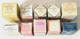 Mixed lot of 10 vintage Avon Miniature Cologne Bottles Full with Origina... - $23.76