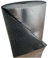 Reflective Black / Silver FOIL Double Bubble Foil Insulation Roll 4X50 2... - $134.88