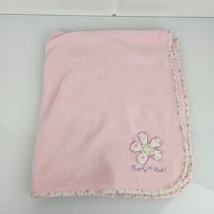 Retro 90s Y2K Circo Pretty in Pink Flower Fleece Microfleece Baby Girl Blanket - £46.92 GBP