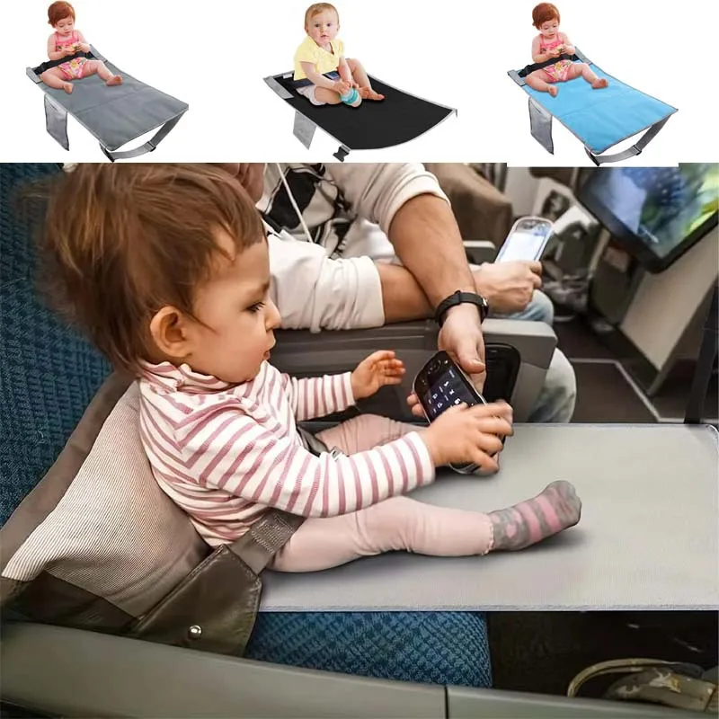 Airplane Bed for Kids Travel Bed Hammock Seat Extender Portable Footrest - £28.67 GBP+