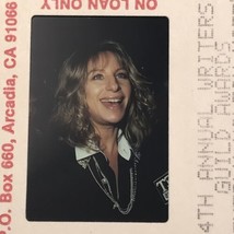1992 Barbara Streisand at 44th Guild Awards Celebrity Photo Transparency Slide - £7.60 GBP
