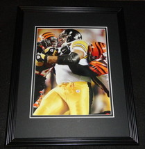 Jerome Bettis Framed 11x14 Photo Display 2005 Steelers vs Bengals - $34.64