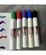 Vintage Sanford&#39;s Hi Impact Broad Felt-Tip Permanent Markers - Lot of 5 - $31.46 CAD