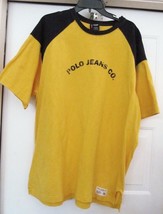 Ralph Lauren RL Polo Jeans Co Shirt Flag Label Athletic S/S Woven Cotton XL - $21.90