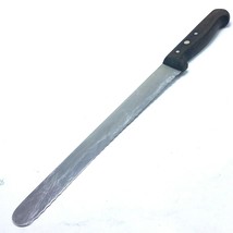 Vintage F. Dick Serrated Stainless 14 3/4&quot; Wood Handle Made in Germany R... - £23.32 GBP
