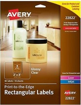 Avery Rectangle Labels with Sure Feed, Laser and Inkjet Printers - £18.38 GBP