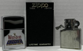 {Vintage} Zippo Winston Winners Club Chrome Code Cx March 1994 Mint - £73.54 GBP