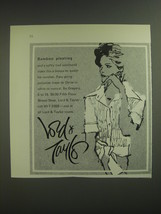 1974 Lord & Taylor Blouse Advertisement - Bamboo Pleating - $18.49