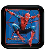 Spider-Man Far From Home Dessert Plates Spiderman Party Supplies 8 Per P... - $8.38 CAD