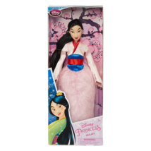 Disney&#39;s Princess Mulan in original box wearing a glitter dress 11&quot; doll - $21.78