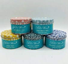 The Pioneer Woman Set Of 5 Tins Figural Wax Melts Assorted Scents 50 Total NEW - £26.06 GBP