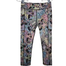Constantly Varied Gear Squats Approved Capri Leggings Skull AOP Women&#39;s Small - £23.36 GBP
