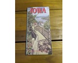 Vintage 1995 Iowa Transportation Map Brochure - £18.78 GBP