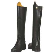 Tuffrider Ladies Baroque Field Boots Size 6 1/2 Slim Black image 1