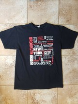 NYC New York City Souvenir Tshirt Tee Shirt Streets Boroughs Women&#39;s Large - £4.76 GBP