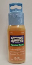 Vtg NIP Plaid Gallery Glass Window Color 2oz Amber 16020 - £9.49 GBP