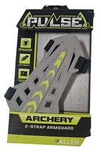 Pulse Artery by Allen 2-Strap Bow Archery Armguard Adjustable Gray - $7.91