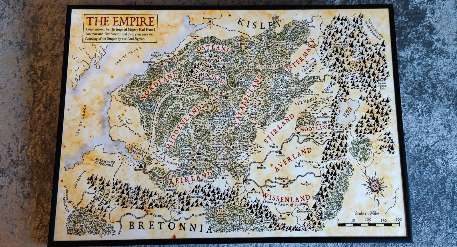 Primary image for High quality map of the Empire from the Total War: Warhammer series