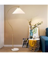 63 Inches Arched Floor Lamp for Bedrooms and Living Rooms Beige Modern - $174.20