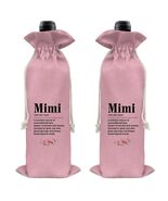 Mimi Wine Gift Bag Grandma Gifts Pink Birthday Mother&#39;s Day - $65.83 MXN