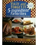 Fix-It and Forget-It 5-Ingredient Favorites : More Than 750 Comforting... - £19.65 GBP