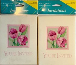16 Forget Me Not American Greetings &quot;You&#39;re Invited&quot; Invitations &amp; Envel... - $8.99
